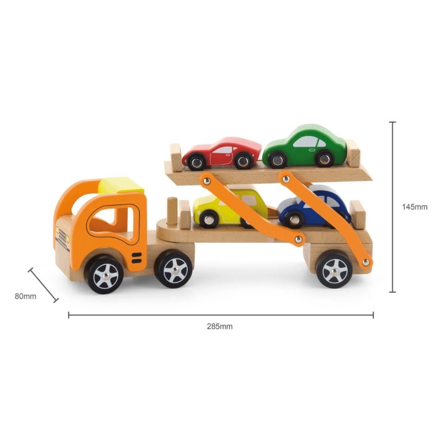 Wooden Toys Viga Fine Motor Skills | Car Carrier | Cleverstuffnew